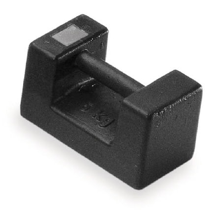M2 5 kg Test weight Rectangular, Lacquer MPN:356-86
