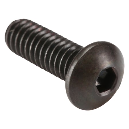 #8-32 Socket Head Cap Screw, Button, Black Oxide Alloy Steel, 1/2 in Length, 100 PK MPN:8C50KBC