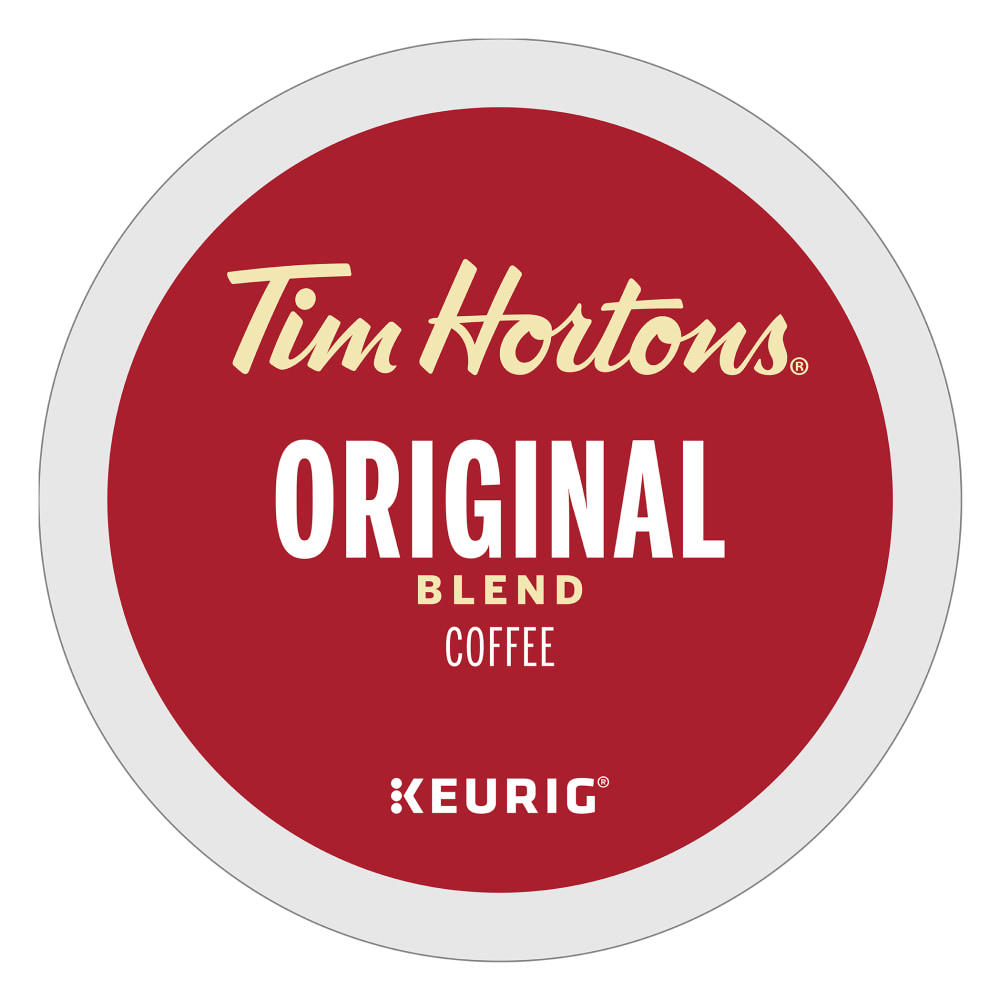 Tim Hortons Single-Serve Coffee K-Cup Pods, Original, Carton Of 24 (Min Order Qty 4) MPN:5000340411