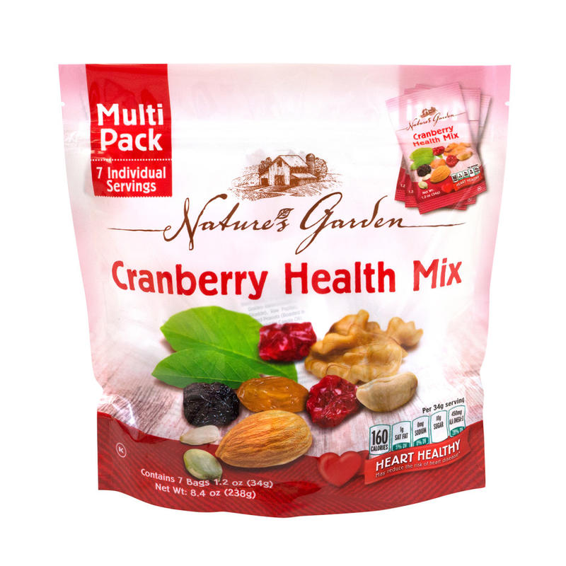 Natures Garden Cranberry Health Mix, 1.2 Oz, 7 Pouches Per Bag, Pack Of 6 Bags MPN:294-00005