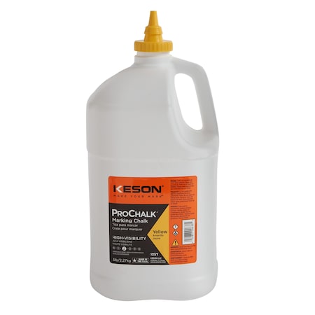 Marking Chalk, Yellow, Semi-Permanent, 5lb MPN:105Y
