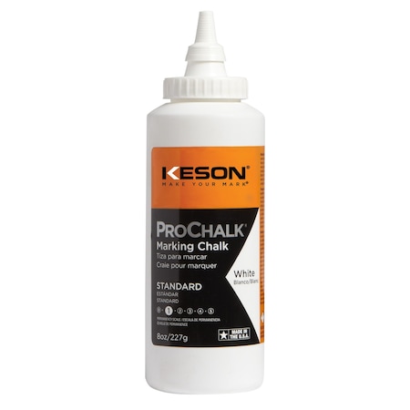 Marking Chalk, White, Standard, 8 oz MPN:8W