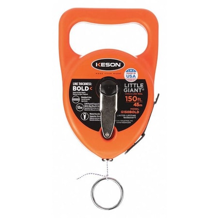 Chalk Line Reel, 12 oz, Braided, 150 ft L MPN:G150BOLD
