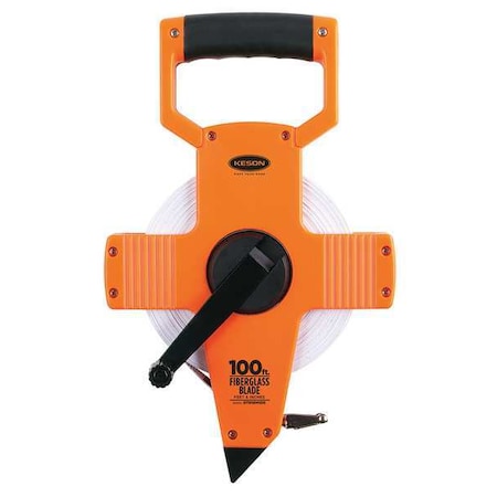 100 ft/30m Engineer's Tape Measure, 1/2 in Blade MPN:OTR-10M-100