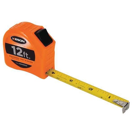12 ft Engineer's Tape Measure, 5/8 in Blade MPN:PGT181012V