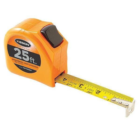 25 ft Engineer's Tape Measure, 1 in Blade MPN:PGT181025V