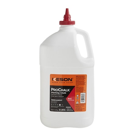 Marking Chalk, Red, Permanent, 5 lb MPN:PM105RED