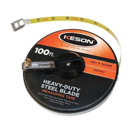 100 ft/30m Tape Measure, 3/8 in Blade MPN:ST10018M
