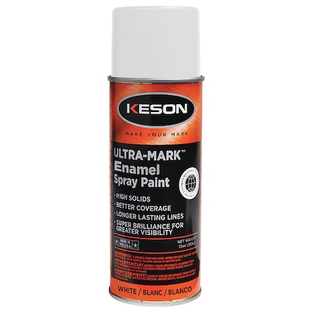 Inverted Marking Paint, 16 oz., White, Water -Based MPN:SP16W