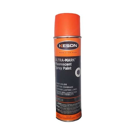 Inverted Marking Paint, 20 oz., Red/Orange, Water -Based MPN:SP20RO
