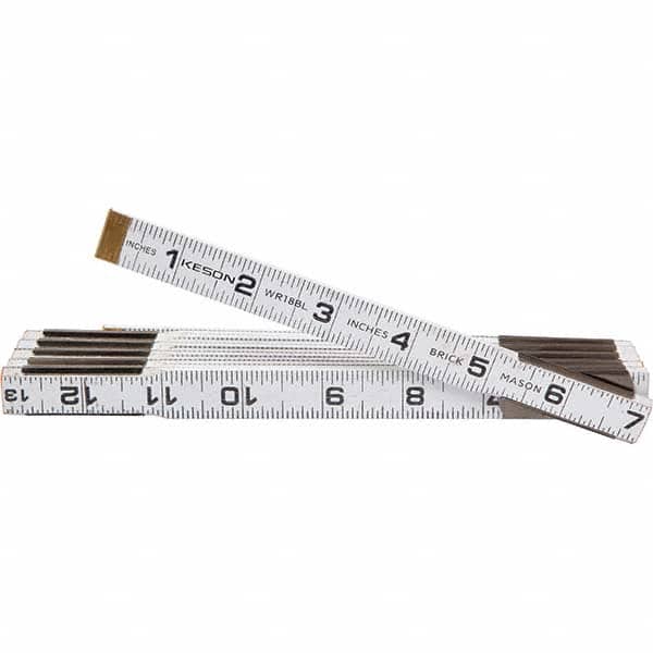 Folding Rules, Overall Length (Feet): 6.00 , Graduation (Inch): 1/16  MPN:WR18BL