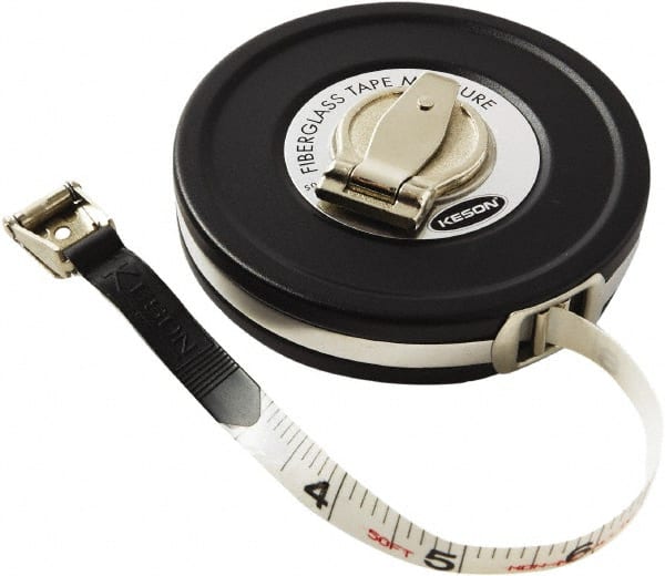 Tape Measure: 50' Long, 1/2