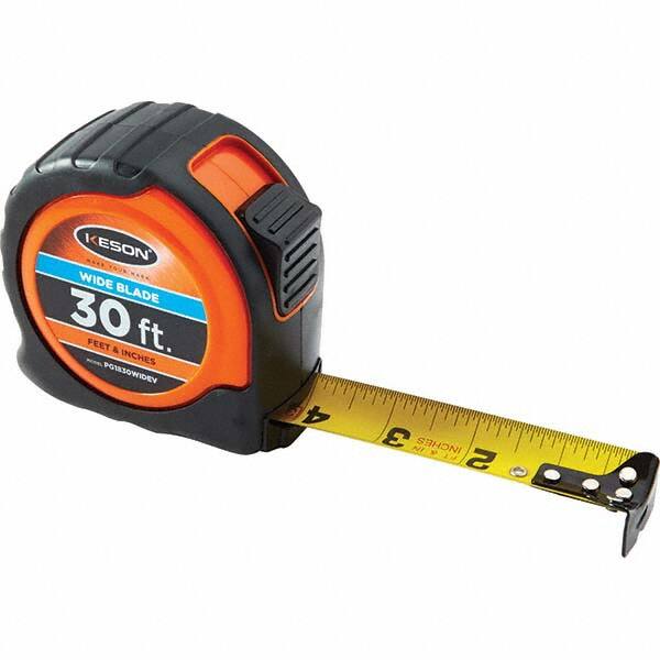 Tape Measure: 30' Long, 1-3/16