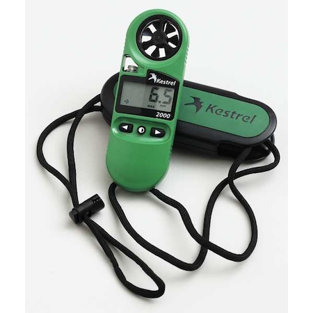 Anemometer, 118 to 7874 fpm, Case Color: Green MPN:0820