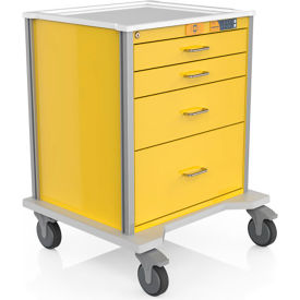 Everhutch® Procedure Isolation Stat Cart w/ 4 Drawers 29