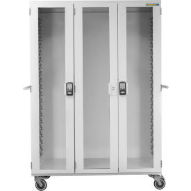 Everhutch® Procedure Core Bench w/ 3 Bay & Left Side Divider 36