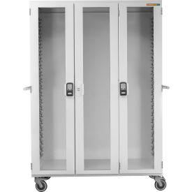 Everhutch® Procedure Core Bench w/ 3 Bay & Right Side Divider 36