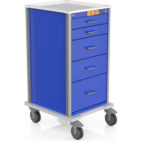 Everhutch® Procedure Stat Cart w/ 5 Drawers 23