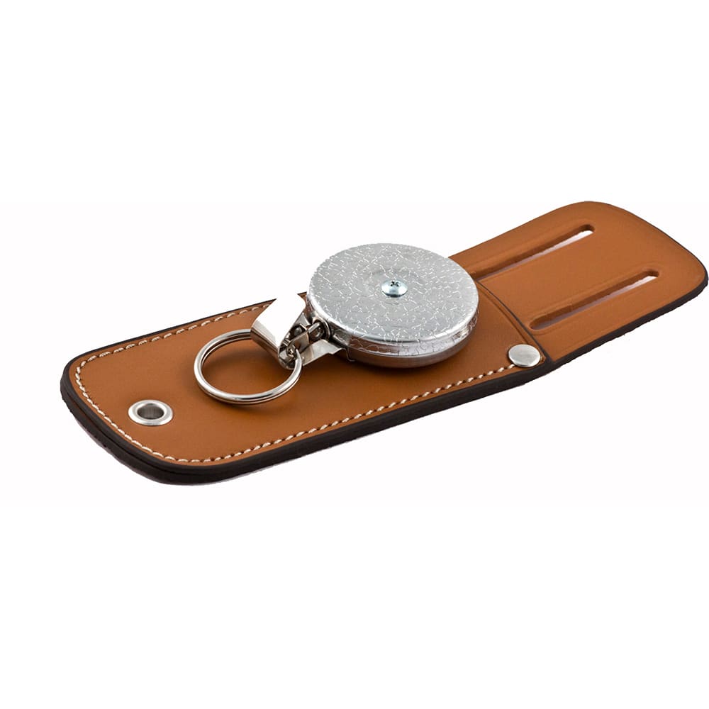 Key Control, Type: Retractable Key Chain with Tool Pouch , Number of Keys: 15 , Color: Chrome  MPN:0009-102