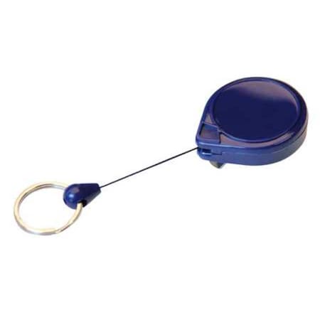 Badge Holder, Split Ring Type, 3/4 in Ring Size, Blue MPN:0052-005