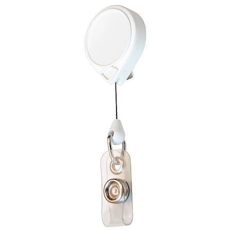 White MiniBak ID, Standard Clip MPN:0056-005