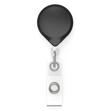 Blk MiniBak ID Vinyl Strap Standard Clip MPN:0057-005