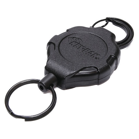 Ratcheting Key Reel, Stainless Steel, Polycarbonate, Black, 22 Key Capacity MPN:0KR2-4A11