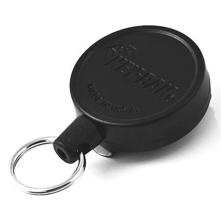 Key Reel, Split Ring Type, Black MPN:#6
