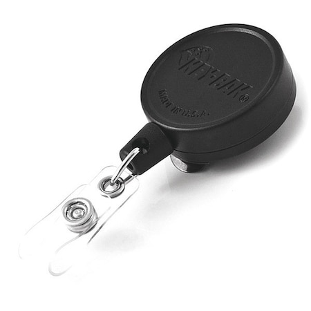 Key Reel, Black, Polycarbonate MPN:#6ID