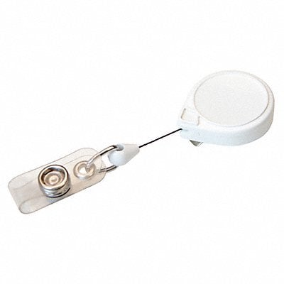White MiniBak ID Standard Clip MPN:0056-005