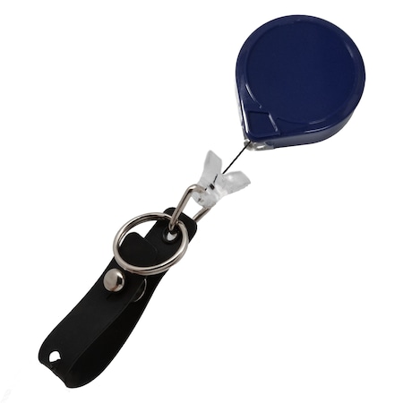 Round HD Super Duty MINI-BAK, Blue, Swivel Clip, Hi-Capacity Strap/Split Ring, POLY MPN:0025-0164-H