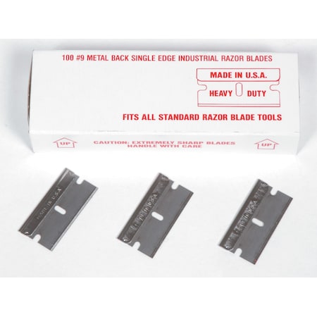 Razor Blades, 100 Per Box MPN:77242