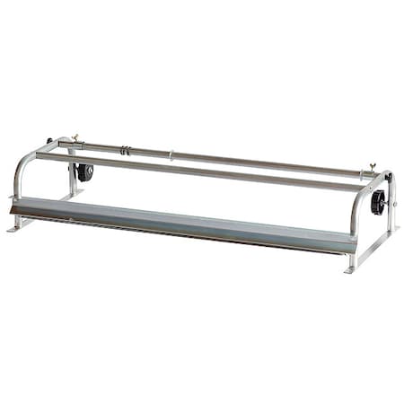 Wall Mount Masker, Silver, W 36 In MPN:78009