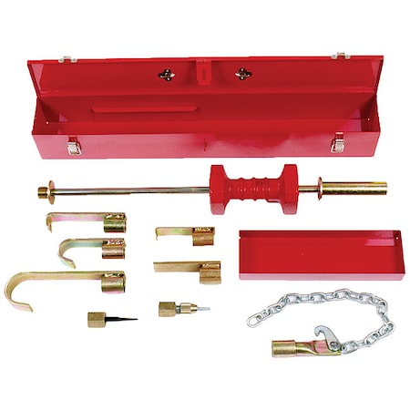 Dent Repair Kit, Red, Pulls Out Dents MPN:77081
