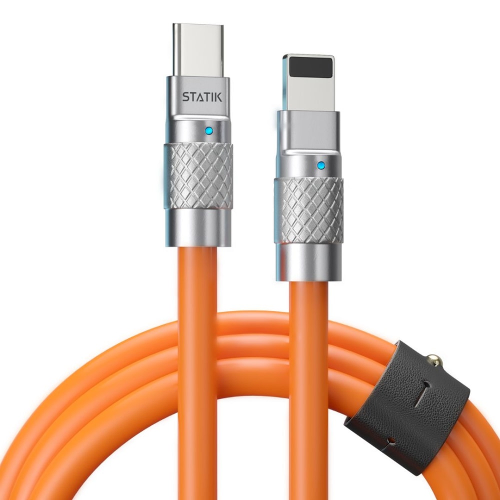 Statik TSumoCharge 27W USB-C To Lightning Charging Cable, Orange, PUP-0126-ORG-CL MPN:PUP-0126-ORG-CL