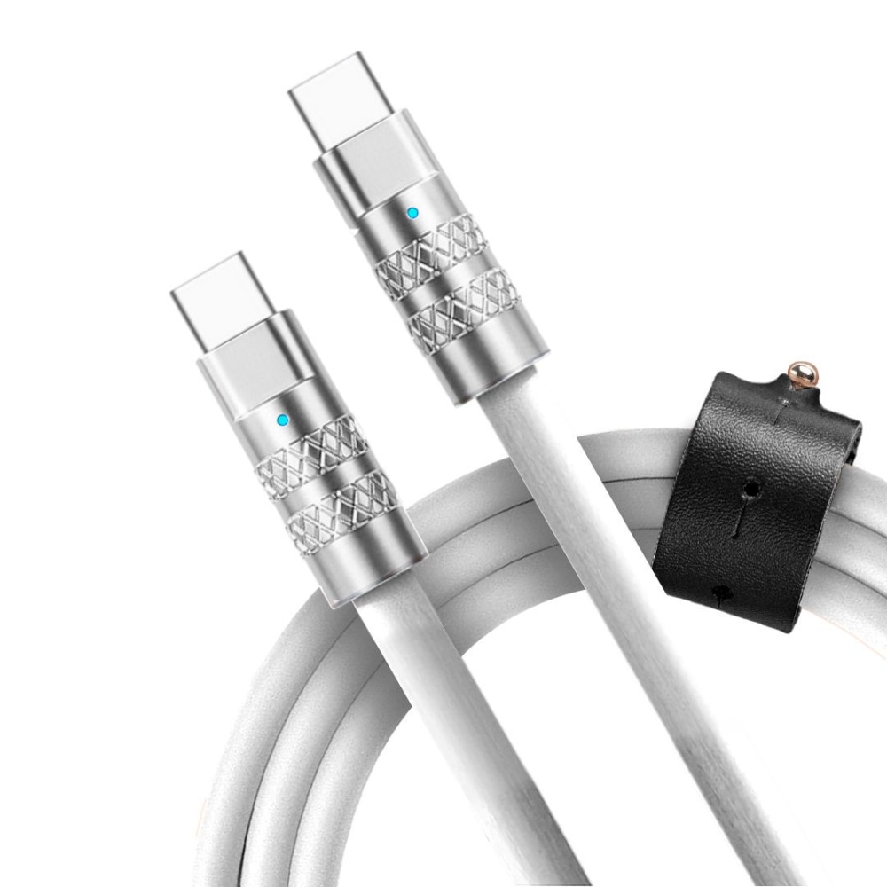Statik TSumoCharge 100W USB-C To USB-C Charging Cable, White, PUP-0126-WHT-CC MPN:PUP-0126-WHT-CC