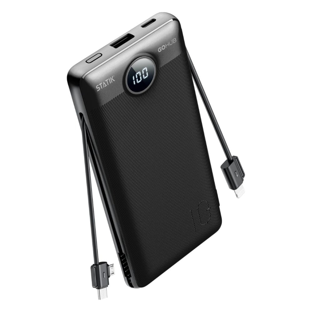 STATIK GoHub Power Bank, Black, PUP 0507 BLK MPN:PUP-0507-BLK