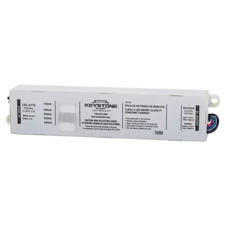 LED Driver, 0-10V, 11-7/16 in - L, 1PK MPN:KTLD-75-UV-PS1700-42-VDIM-LM2