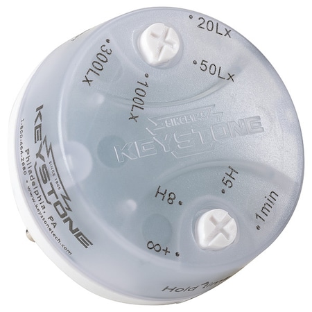Sensor, Photocell, Hard Wired, White, LED MPN:KTS-PS1-12V-AUX