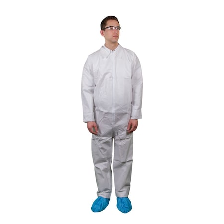 Collared Coveralls, Xl, PK 25 MPN:CVL-KG-XL