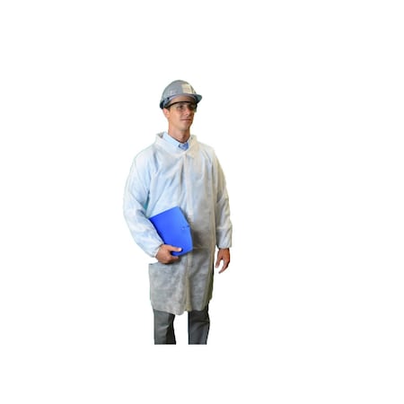 White Lab Coat 4XL 30/CS MPN:LC0-WE-NW-V-4XL-WHITE