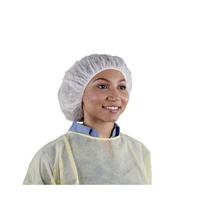 Bouffant Cap, 21 in Dia., White, M, 1000 PK MPN:110NWIHD21WH3/1625G