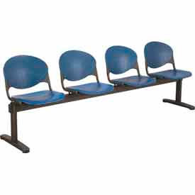 KFI Beam Seating - 4 Navy Seats 4-SEAT BEAM-P03 NAVY