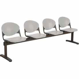 KFI Beam Seating - 4 Cool Gray Seats 4-SEAT BEAM-P06 Cool Grey