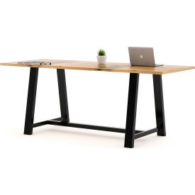 KFI Urban Loft Wood Table With Steel Frame 96