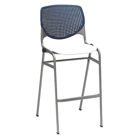 Poly Stack Barstool, Navy Back MPN:BR2300-BP03-SP08