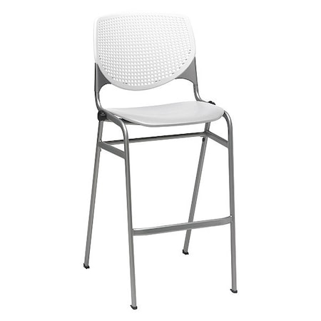 Poly Stack Barstool, Lt Grey Seat MPN:BR2300-BP08-SP13
