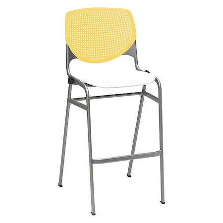 Poly Stack Barstool, Yellow Back MPN:BR2300-BP12-SP08