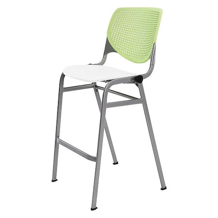 Poly Stack Barstool, Lime Gn Back MPN:BR2300-BP14-SP08