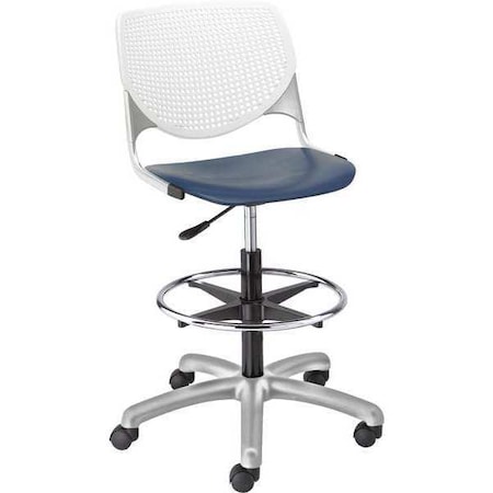 Poly Adjustable Stool, Perforated Back MPN:DS2300-BP08-SP03